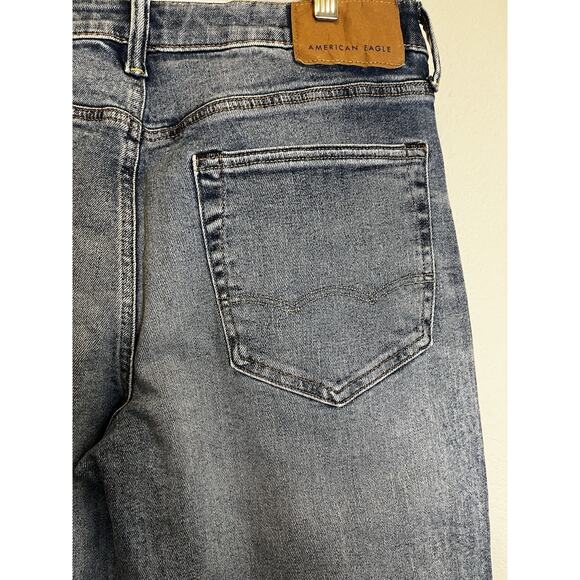 American Eagle Men's Airflex + original Straight Stretch Jeans - Size 32W x 34L - Picture 6 of 10